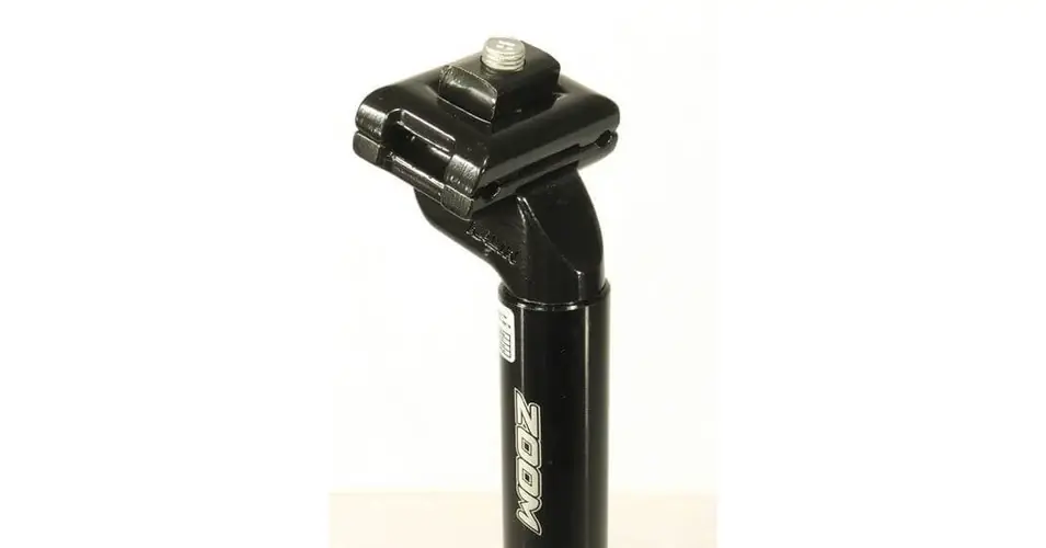 Zoom SP-C207 nyeregcső 27,2 x 350 mm, alumínium, 1 csavaros, hátrahajló fejjel, matt fekete Népszerű